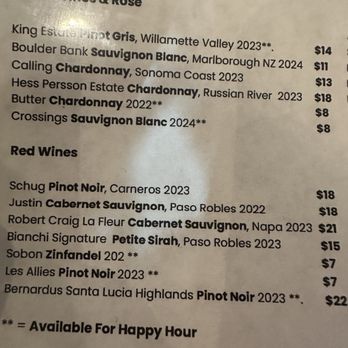 Birdies - Menu-Summer 2026 - Sports Bars Near Me - West Sacramento, California