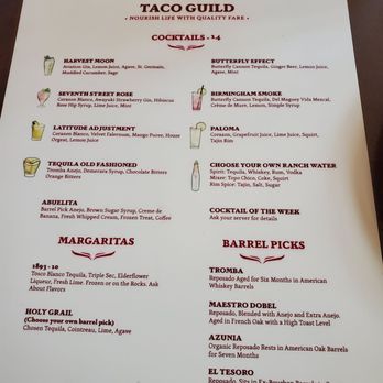 Taco Guild - Margaritas anyone? - Bars Near Me - Phoenix, Arizona