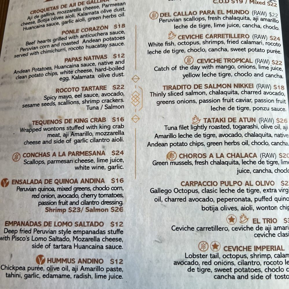 Pisco Peruvian Gastrobar - Peruvian Near Me - Orlando, Florida