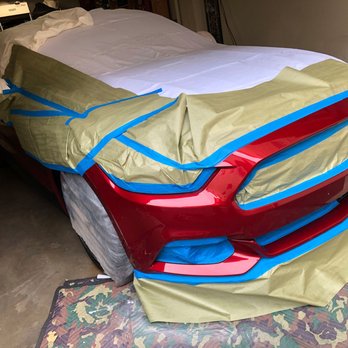 Green Reconditioning - Masked out carefully, great prep work!! - Body Shops Near Me - Gilbert, Arizona Green Reconditioning - Masked out carefully, great prep work!! - Body Shops Near Me - Gilbert, Arizona