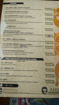 Menu photo 6 Ashram Brasília, DF Menu photo 6 Ashram Brasília, DF