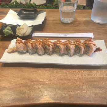 Kakui Sushi - Warrior Roll without the Mango Sauce - Japanese Near Me - Oakland, California Kakui Sushi - Warrior Roll without the Mango Sauce - Japanese Near Me - Oakland, California
