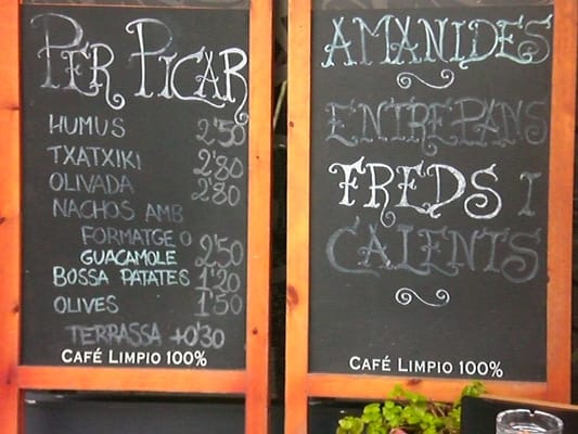 Menu photo 3 Fo Bar Barcelona, B Menu photo 3 Fo Bar Barcelona, B