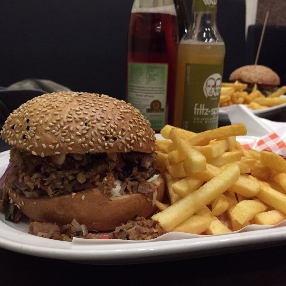 Pulled pork burger. Pulled pork burger.