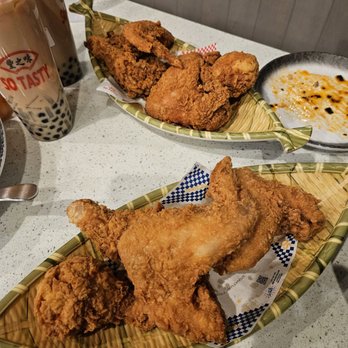 So Tasty - Half and half 4 pieces of wings and drumstick each - Noodles Near Me - Bellevue, Washington So Tasty - Half and half 4 pieces of wings and drumstick each - Noodles Near Me - Bellevue, Washington