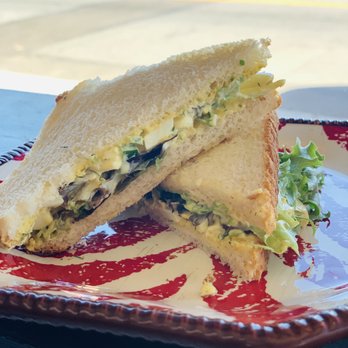 Yohed Coffee - The best Egg Salad Sandwich topped with lettuce. Finger licking yummmmmmmm! - Coffee & Tea Near Me - San Diego, California Yohed Coffee - The best Egg Salad Sandwich topped with lettuce. Finger licking yummmmmmmm! - Coffee & Tea Near Me - San Diego, California