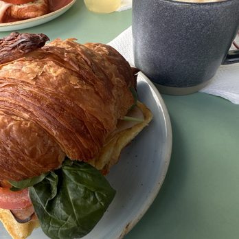 Cafe Kopi - Egg Sandwich on a croissant - Coffee & Tea Near Me - Kailua, Hawaii Cafe Kopi - Egg Sandwich on a croissant - Coffee & Tea Near Me - Kailua, Hawaii