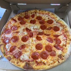 Joe's Original Italian Pizza - Large pepperoni. Delicious