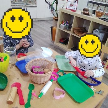 BunnyBears Preschool - Santee - My daughter playing with a classmate. - Preschools Near Me - Santee, California