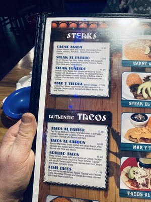 Menu photo 2 El Puerto Mexican Grill & Bar Clinton, MO