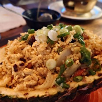 Andaman Thai - Pineapple fried rice in a half pineapple! - Thai Near Me - Danville, California