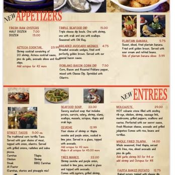 El Azteca - Menu Page 1 - Mexican Near Me - Middletown, Delaware