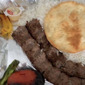 Tabriz - a tray of meat and rice - Persian/Iranian Near Me - Toronto, Ontario