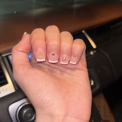 Joy's Wonder Nail - The French tips are perfect! And they always do a good job with my nails designs!