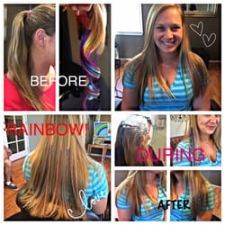 Cut Loose Hair Design and Boutique - RAINBOW HAIR!!