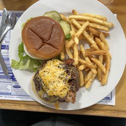 Four Seasons - Hickory hamburger with bacon and cheese