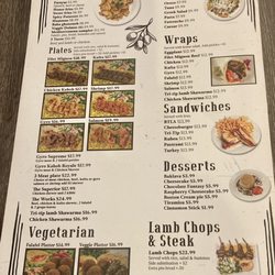 The Green Olive Ventura - Menu 4/23