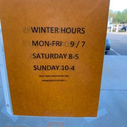 Great Clips - Winter hours