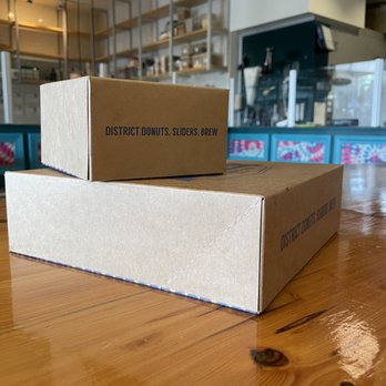 District Donuts Sliders Brew - Custom To-Go Boxes - Donuts Near Me - Jefferson, Louisiana