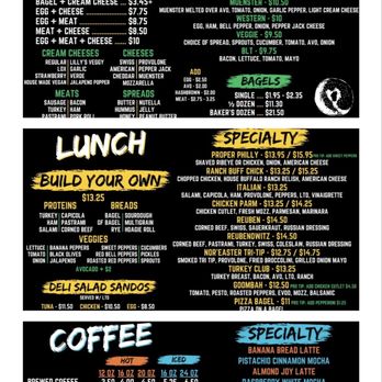 Tahoe Bagel - 7/24/26 FYI. Menu - Bagels Near Me - Reno, Nevada