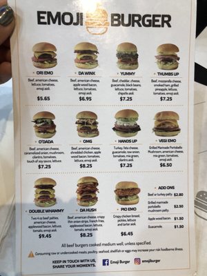 Menu photo 4 Emoji Burger Jackson Heights, NY