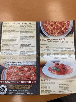 Menu photo 3 Tony Pepperoni Pizzeria Oceanside, CA