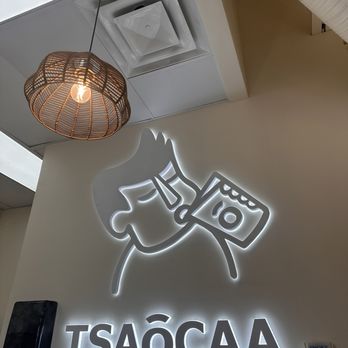 Tsaocaa - a sign for a restaurant - Bubble Tea Near Me - Columbus, Ohio