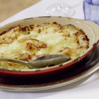 La Meunière - Baked pasta with cheese.  Accompaniment to one of the dishes, but I forgot which one. - Lyonnais Near Me - Lyon, 69
