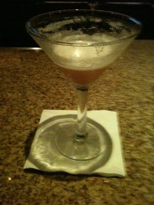 Photo of Saffron Restaurant & Lounge - Minneapolis, MN, US. Yummiest drink, mare terreanero sunset