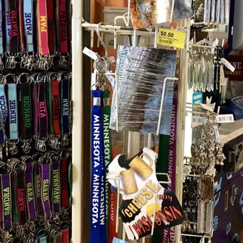 Kwik Trip - a display of key chains and key rings - Gas Stations Near Me - Dakota, Minnesota