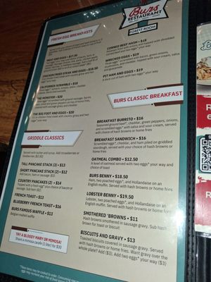 Menu photo 1 Burs Restaurant Lakewood, WA