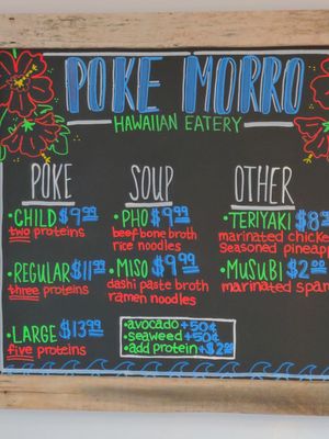 Menu photo 7 Poke Morro Arroyo Grande, CA