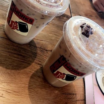 Public Works - Iced Nutella Latte -$6 Iced Caramel Macchiato- $4 - Coffee & Tea Near Me - Henderson, Nevada Public Works - Iced Nutella Latte -$6 Iced Caramel Macchiato- $4 - Coffee & Tea Near Me - Henderson, Nevada