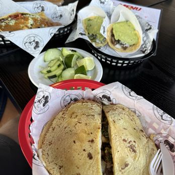 Tijuanazo - Quesadilla, tacos, and mulita, all home made maiz (corn) tortillas. - Tacos Near Me - East Los Angeles, California Tijuanazo - Quesadilla, tacos, and mulita, all home made maiz (corn) tortillas. - Tacos Near Me - East Los Angeles, California