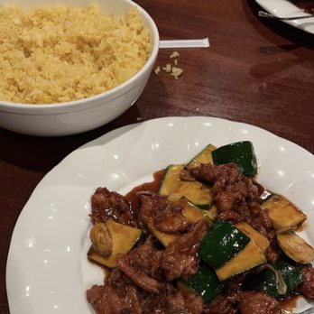 Ma T 888 China Bistro - Ginger pork and fried rice - Chinese Near Me - Evansville, Indiana Ma T 888 China Bistro - Ginger pork and fried rice - Chinese Near Me - Evansville, Indiana