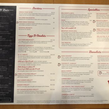 Ruby Slipper Uptown - Menu - Cafes Near Me - New Orleans, Louisiana Ruby Slipper Uptown - Menu - Cafes Near Me - New Orleans, Louisiana