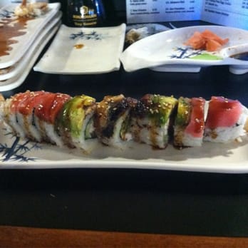 Sushi House - Mamma Mia roll. Pretty good, first time. Big menu! - Sushi Bars Near Me - American Fork, Utah