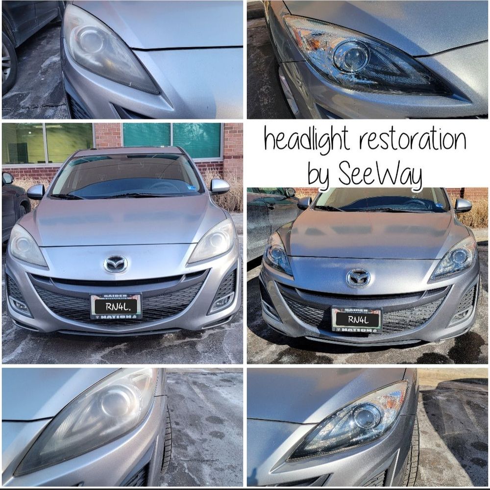 SeeWay Headlight Restoration - Headlight restoration. Amazing job! - Auto Detailing Near Me SeeWay Headlight Restoration - Headlight restoration. Amazing job! - Auto Detailing Near Me