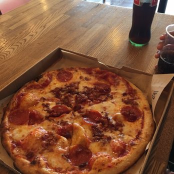 Blaze Pizza - Pepperoni and bacon on regular crust - Pizza Near Me - Sugar Land, Texas Blaze Pizza - Pepperoni and bacon on regular crust - Pizza Near Me - Sugar Land, Texas