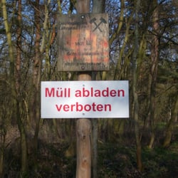 Geologischer Lehrpfad Altranft - Geologischer Lehrpfad Altranft... schön wäre wenn die Leute sich daran halten würden, ich habe heute morgen soviel Müll