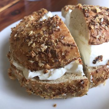Java Beach At The Zoo - Onion bagel with cream cheese ($3.75) - Coffee & Tea Near Me - San Francisco, California Java Beach At The Zoo - Onion bagel with cream cheese ($3.75) - Coffee & Tea Near Me - San Francisco, California
