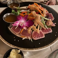 Newark Country Club - Seared Tuna salad.