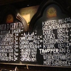 El Rincón del Greco - Carta de Cervezas