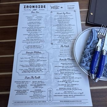 Ironside Fish & Oyster - Menu - Seafood Near Me - San Diego, California Ironside Fish & Oyster - Menu - Seafood Near Me - San Diego, California