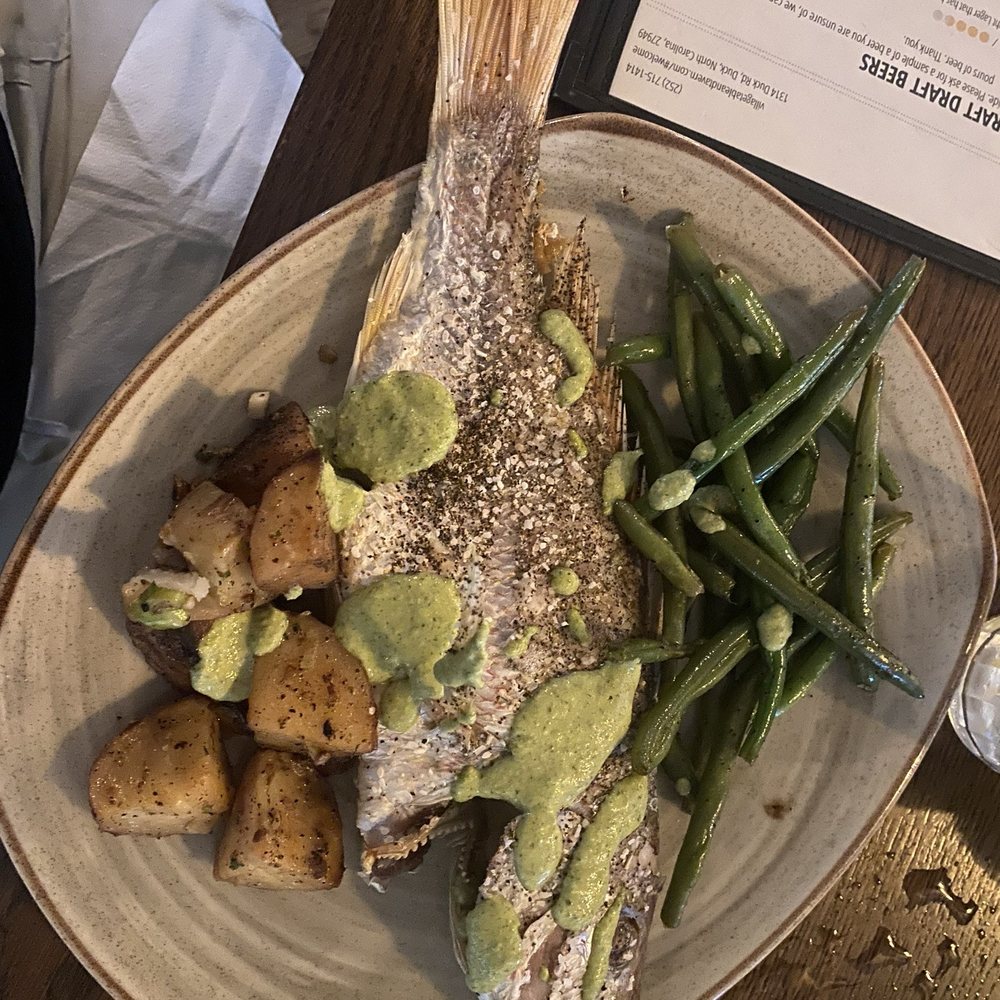 The Village Table & Tavern - Whole fish (snapper) - New American Near Me - Duck, North Carolina