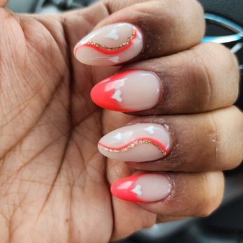 Sonny Nails Puyallup - Got a fresh set with this amazing design. - Nail Salons Near Me - Puyallup, Washington