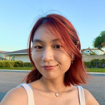 Ja2on Oppahair - Cherry red rooty ombré after 2 years of being blonde - Hair Stylists Near Me - Huntington Beach, California