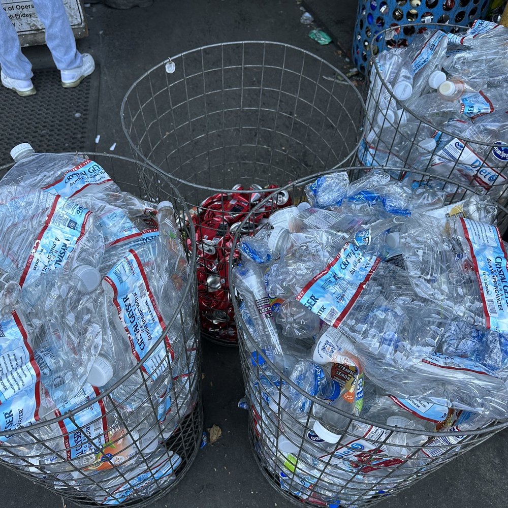 Got $45.70 for this amount of plastic and aluminum cans Got $45.70 for this amount of plastic and aluminum cans