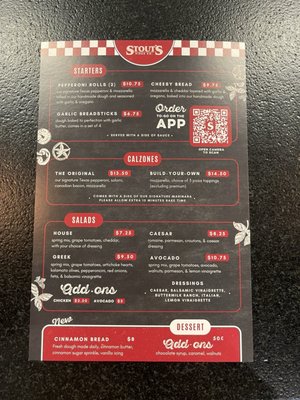 Menu photo 1 Stouts Pizza New Braunfels, TX Menu photo 1 Stouts Pizza New Braunfels, TX
