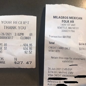 Milagros Mexican Folk Art - Receipts - Art Galleries Near Me - Seattle, Washington Milagros Mexican Folk Art - Receipts - Art Galleries Near Me - Seattle, Washington